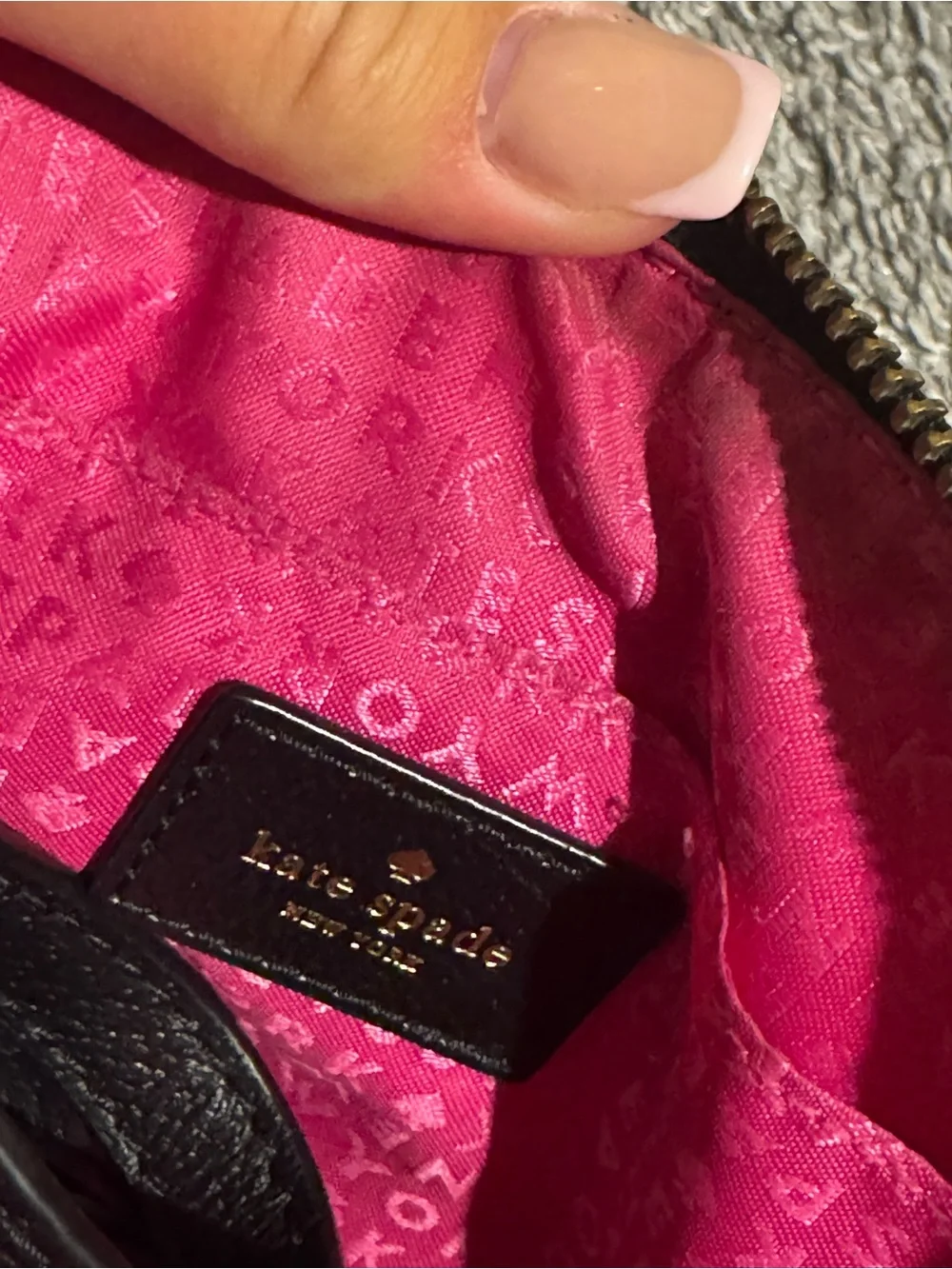 kate spade sleek pebbled
